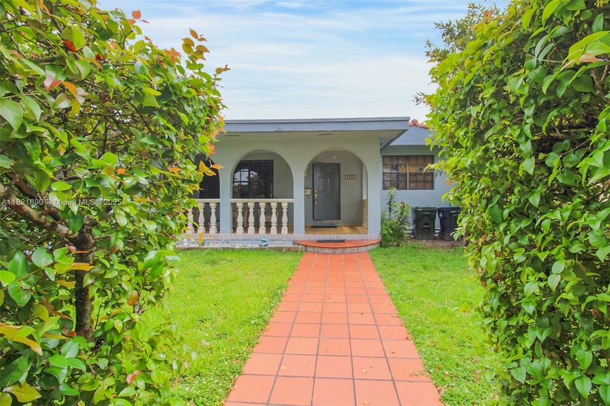 Welcome to this well-maintained single-family home nestled in the desirable neighborhood of West Miami. Built in 1954, this 3-bedroom, 2-bathroom residence offers a nice size property on a 6,512 sq ft lot. Featuring a spacious layout with multiple living areas including a den, family room, laundry room and more this home is perfect for comfortable family living. Highlights include ceramic and wood flooring, large custom cabinets, granite countertops an update bathroom, central heating and cooling, and a classic barrel tile roof. Located on a quiet, tree-lined street with convenient access to shopping, schools, and major highways. No HOA or rental restrictions – a great opportunity for homeowners or investors alike.