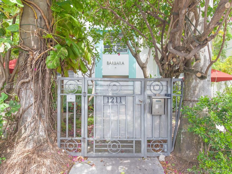 Welcome home to your Art Deco Gem, perfectly renovated 1BD/2BA apartment in the heart of South Beach. Exquisite wood floors throughout the unit, spacious bedroom and well designed bathrooms. Modern open kitchen with granite countertops, stainless steel appliances w/ subzero fridge and custom cabinetry. High ceilings, impact windows and quaint balcony overlooking the garden. Boutique building with SoBe's historic charm, centrally located in a very calm and desirable area close to the beach, Lincoln Road, restaurants and so much more! This really feels like a home.  A must see, call soon!