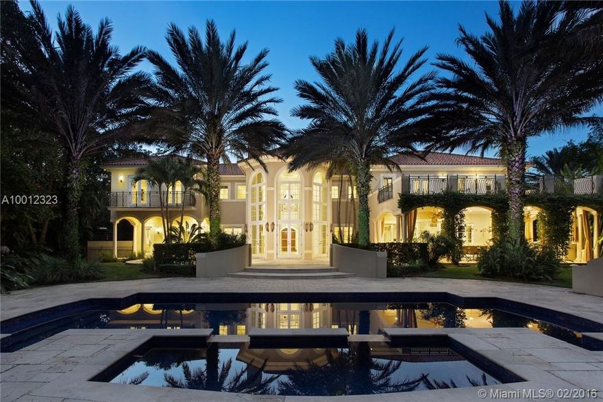 Spectacular estate located in gated community of Snapper Creek Lakes. Property has 10,265SF of living area on a 49,658SF corner lot w/ 2-gated entrances & 3-car garage. Each of the 7 bedrooms comes w/ an on-suite bath. The stately master suite includes sitting area, massive closet & bath w/ 2 water closets, his & hers vanities, walk-in shower & Jacuzzi tub. House amenities include wine cellar, theatre room, security camera system, marble floors, stainless steel appliances & summer kitchen to name a few.