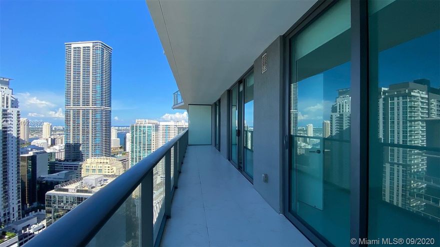 Beautiful SLS building. Enjoy the best views of Brickell from this 36th floor with a large balcony. 2/2.Open kitchen.Master bedroom with walking closet and bath  with double sinks. Washer & dryer inside the unit. Ceramic flooring throughout. 1 parking Space assigned plus valet parking. 
INCLUDED WIFI, CABLE TV, WATER!!
Excellent amenities: Roof top pool AMAZING, Wet Bar, State-of-the-Art fitness center, sauna, business center, movie theater, party room. Metromover station is half block away. Enjoy trendy restaurants, bars and shopping just steps away from the building. Easy to see!!!