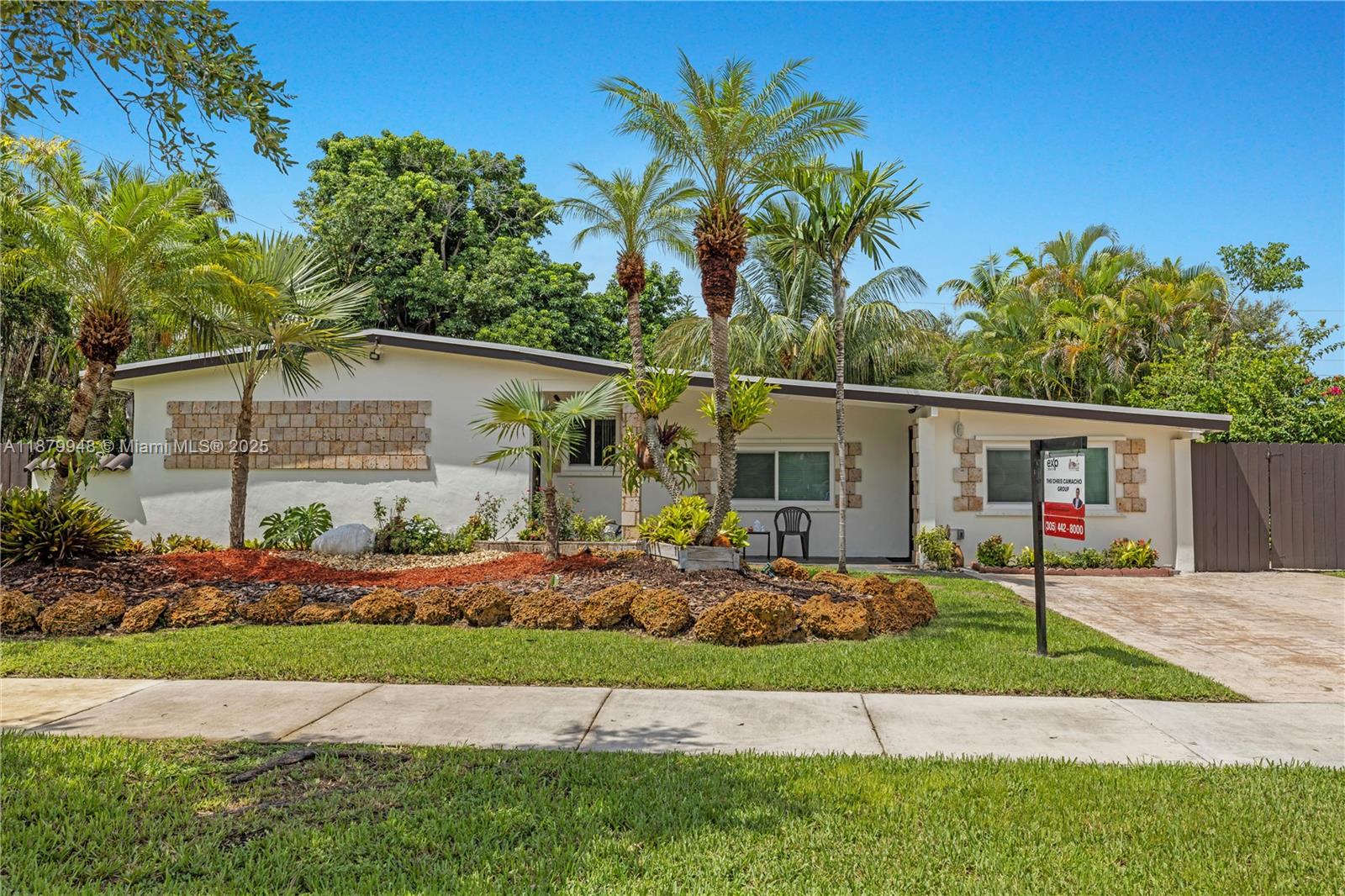 Beautiful and spacious 4-bedroom, 2-bath single-family home in Cutler Bay! This charming one-story property features impact windows and doors, a bright open kitchen, elegant tile floors throughout, and a large backyard perfect for entertaining, relaxing, or even adding a pool. The flexible floor plan is currently set up as a 4/2, but with two separate entrances, one section can easily be converted into a private 1/1 for guests, in-laws, or rental income. Plenty of side yard space to park a boat or RV. Conveniently located near excellent shopping, dining, the Florida Turnpike, and US-1.