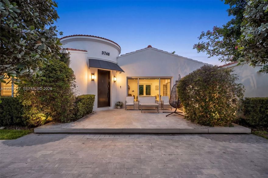 Located on one of Mid-Beach’s most coveted tree-lined streets, this exceptional residence at Prairie Avenue blends timeless Miami Beach architecture with refined modern living. Set on an expansive lot 3748 Prairie Ave offers the rare combination of privacy, scale, and proximity to the beach, top schools, and the city’s best dining and cultural destinations.

Designed for effortless indoor-outdoor living, the home features light-filled interiors, generous entertaining spaces, and seamless access to lush tropical grounds and multiple outdoor lounge areas. Elegant finishes, soaring ceilings, and thoughtfully curated details create a warm yet sophisticated atmosphere throughout.

The spacious primary suite serves as a private retreat with serene garden views, spa-inspired baths, and custom walk-in closets. A chef’s kitchen anchors the home with premium appliances, bespoke cabinetry, and oversized gathering spaces ideal for both intimate dinners and large-scale entertaining.

Perfectly positioned moments from the beach, Miami Beach Golf Club, and the energy of South Beach, this is a rare opportunity to own a distinguished property in one of Miami Beach’s most desirable residential enclaves