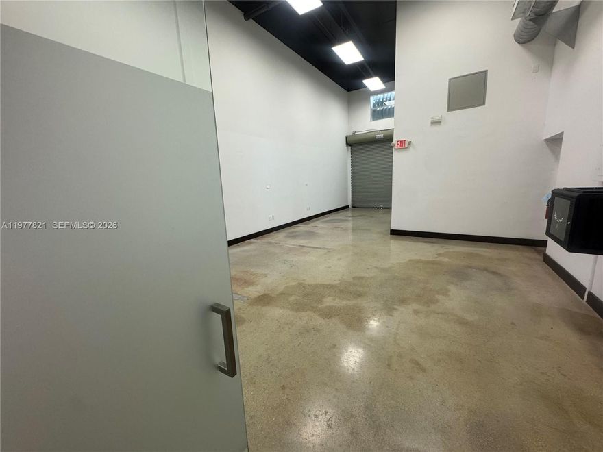 Exceptional 2,240 sq. ft. double office-warehouse unit (Units 6 & 7 leased together) located in the heart of Doral’s thriving business district. This beautifully built-out space offers a flexible layout designed to support a variety of business operations. The current configuration includes six workstations, a spacious private office area, mezzanine space, warehouse area, kitchenette, and two bathrooms, creating an efficient environment for both administrative and operational needs.

The versatile floor plan can be used as-is or easily customized to fit your company’s unique workflow. Ideal for professional services, distribution, showroom use, or light industrial operations.

Strategically positioned minutes from Miami International Airport and major highways, and surrounded by established residential communities and thriving businesses, this location offers excellent accessibility for employees, clients, and logistics.

A rare opportunity to secure a well-designed, functional workspace in one of Doral’s most competitive commercial markets. Perfect for businesses looking to grow in a prime Miami location.