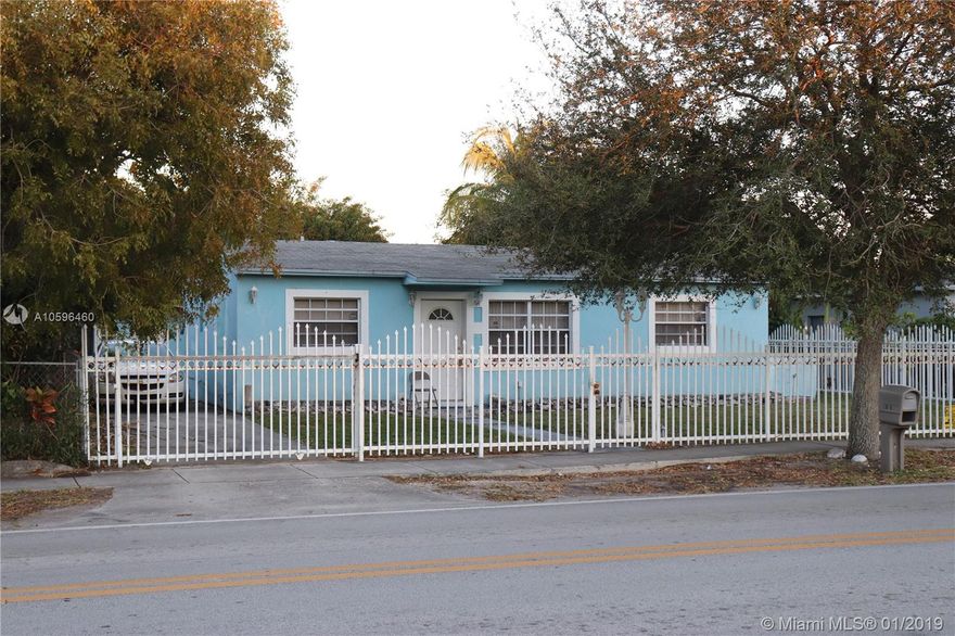 THIS 3 BR 2 BTH HOME IS PERFECTLY LOCATED IN THE HEART OF WEST PARK , CLOSE TO MAIN ROADS SHOPPING STORES AND RECREATION PARK FOR THE WHOLE FAMILY; I-95, FLORIDA TURNPIKE JUST FEW MINUTES AWAY FROM AIRPORTS; DOWNTOWN HALLANDALE, HOLLYWOOD AND THE BEACHES; PRIVATE FENCED BACKYARD; A MUST SEE!!!