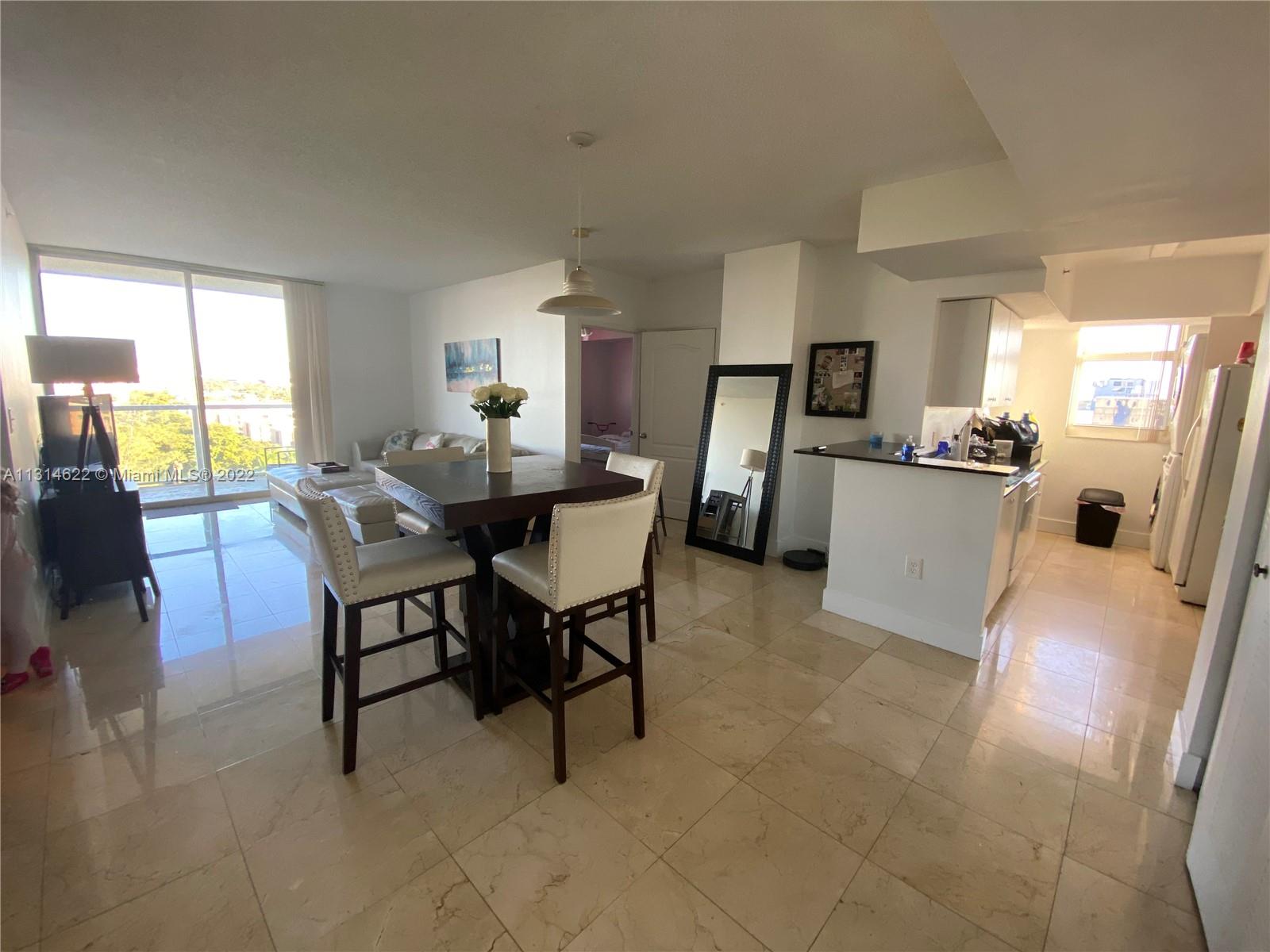 Beautiful apartment at Blue Lagoon Condominium, 2 bedrooms, 2 bathrooms and 1 parking space! Wonderful view directly to the lake and airport. Washer and Dryer inside the unit. Blue Lagoon Condominiums has spectacular amenities that include business center, heated pool, Jacuzzi, fitness center, grocery, spa/sauna, beauty salon, 7 BBQ in front of the lagoon, mini golf, kids play area, area for parties, Electric vehicle (EV) charging Station. Conveniently located in Central Miami, close to Miami International Airport and highway access to Downtown and the beaches in minutes.