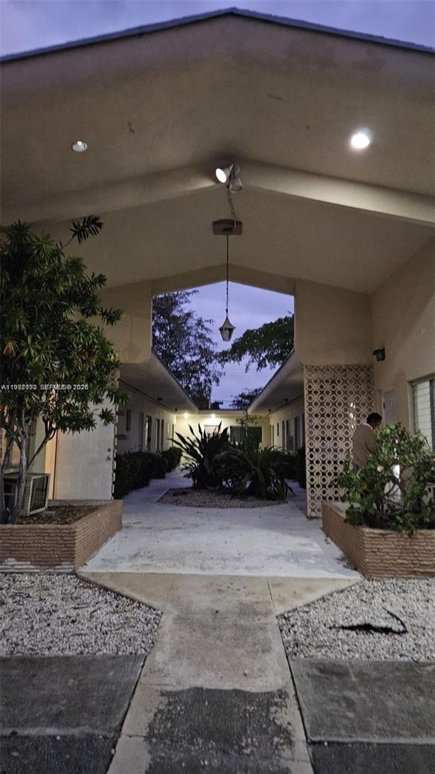 Excellent location apartment. CORNER UNIT! 1 bedroom, 1 full bathroom. Living room and nice kitchen. Quiet neighborhood. 1 assigned parking. See broker remarks. No laundry facilities on site.