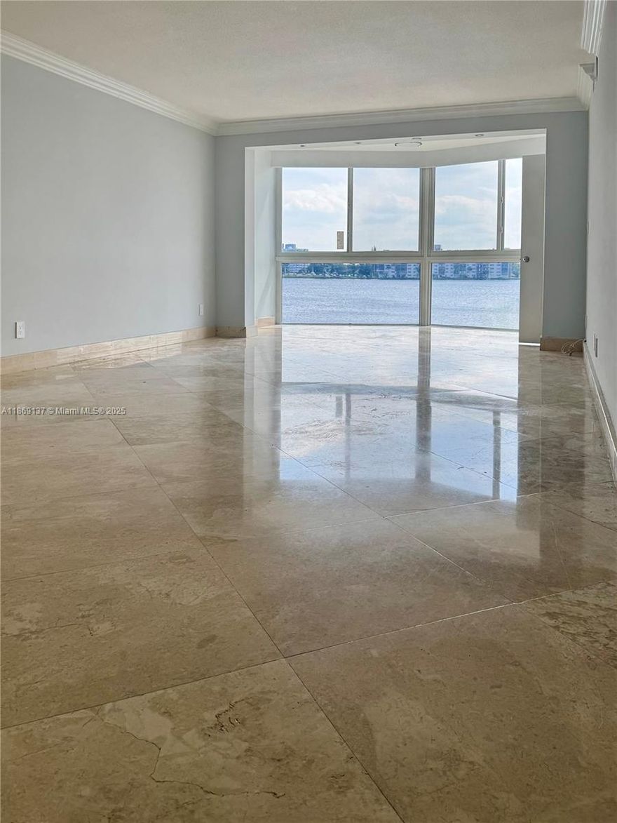 Stunning 2 bed/2 bath with Gorgeous Water-views from Living room and Master bedroom. This Property Offers Remodeled Kitchen and Baths, Porcelain Floors throughout, High Impact Windows. Excellent location!!! Close to Aventura Mall, fine Dinning, and Major Highways. PERFECT FOR HOMEOWNERS. Maintenance Fee includes Reserves, Cable and Internet/ Special Assessment will be PAID IN FULL by Seller At Closing.