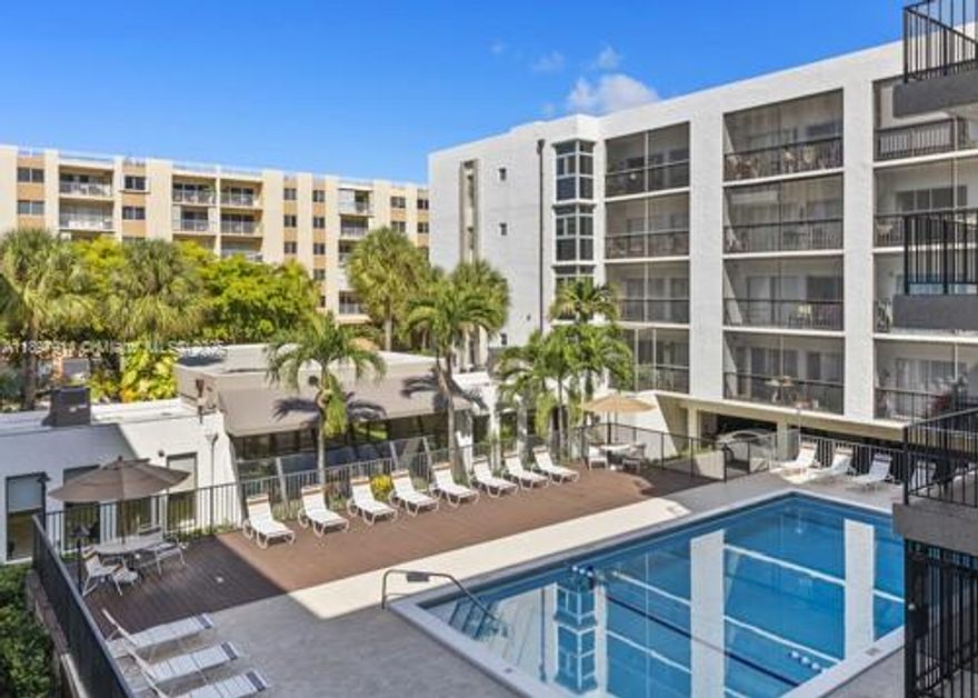 Welcome to this spacious, furnished 2 bed/2 bath home on the third floor, filled with natural light & offering clear views of the pool. A variety of amenities designed for active and relaxed lifestyles, including a heated pool, shuffleboard courts, and a community room for social gatherings. Residents can enjoy the convenience of a fully equipped business center & a library, as well as outdoor spaces for recreation, such as a bike, jog path & a BBQ area. Just two blocks from the beach & within walking distance to banks, convenience stores, restaurants, supermarkets, parks, playgrounds, & sports fields. Minutes from Bal Harbor Shops & Aventura Mall. Includes internet, basic cable, 1 parking space, and free shuttle to mall & water. Weekly rentals allowed.