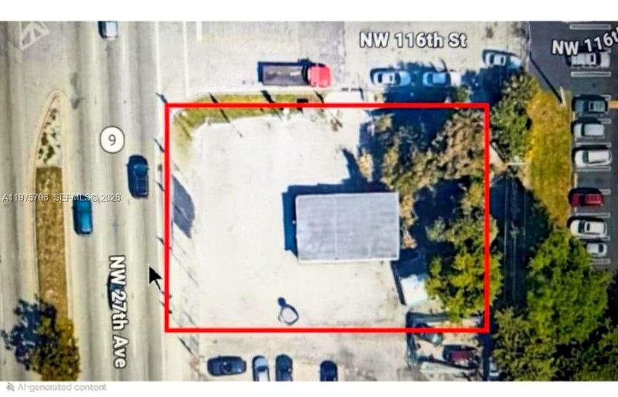 Rare opportunity to acquire a high-intensity commercial corner on Miami's NW 27th Ave corridor. This 10,668 SF dual-folio (30-2134-002-0220, 30-2134-001-0150) site is 100% vacant and move-in ready, featuring a 720 SF office hub, full perimeter fencing, and dual-street access. Ideal for an owner-user dealership, fleet operator, or national retail developer seeking maximum exposure