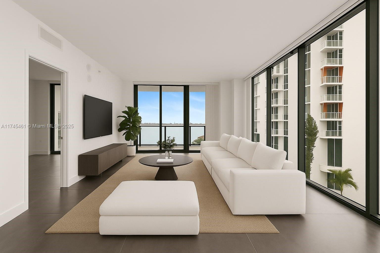On the 8th floor of Icon Bay Miami, this 1,395 sqft 3-bed, 2.5-bath condo offers breathtaking views of Biscayne Bay and the city skyline. Enjoy stunning sunsets from your private balcony, while the modern interior features a sleek kitchen, built-in closets, and in-unit laundry. High-end appliances and spacious living areas make it perfect for entertaining. Exclusive amenities include a waterfront pool, fitness center, spa, and concierge services. Nestled in vibrant Edgewater, you're moments from Miami's top dining, shopping, and entertainment. Experience luxury living in one of Miami’s most sought-after locations!