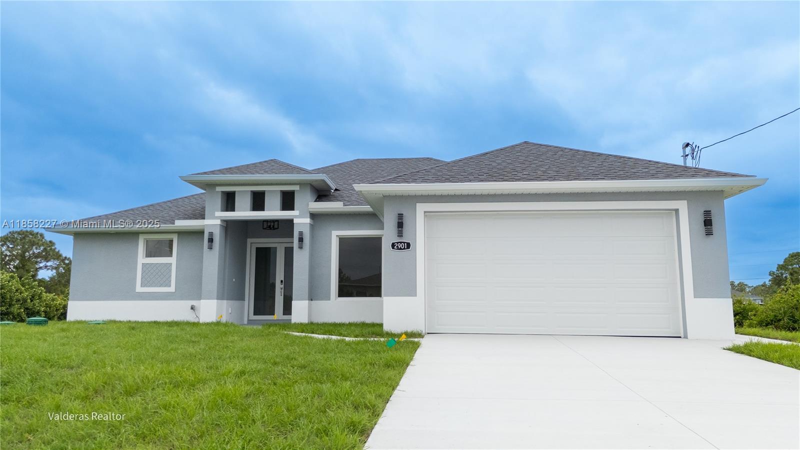 OFFERING CONCESSIONS FOR CLOSING COSTS!!!Welcome to your dream home in Lehigh Acres! This stunning single-family home boasts 3 bedrooms, 2 bathrooms, Office and a 2-car garage, perfect for a growing family or those who love to entertain. The modern kitchen features granite counters, stainless steel appliances, and tile flooring, making it a chef's paradise. Situated on a corner lot, this home offers a desirable location close to schools and shopping centers, making errands a breeze. Space for a Pool. The detailed construction of this home ensures quality and durability, giving you peace of mind for years to come. Don't miss out on the opportunity to own this beautiful home with all the modern features you desire. Come see it for yourself and make this house your forever home!
