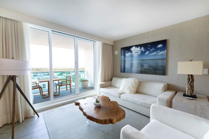 BEAUTIFUL FULLY FURNISHED & DESIGNED UNIT BY 1 HOTEL & HOMES. BREATHTAKING AMENITIES & 5 STARS SERVICE INCLUDED. *GREAT INVESTMENT* IF ADDED TO HOTEL PROGRAM, DIRECTLY ON THE OCEAN IN THE HEART OF SOUTH BEACH. PRIVATE RESIDENTIAL LOBBY, ROOFTOP POOL & EXTENDED MAIN POOL WITH RESTAURANT IN SITE, SPA, GYM, IMPRESSIVE LOBBY & BAR. UNIT EXTENDED LIVING ROOM, LARGE TERRACE FACING COLLINS CANAL, MASTER BEDROOM WITH SPACIOUS BATHROOM, TOP OF THE LINE APPLIANCES. EXCLUSIVE ACCESS TO THE BEACH W/ FULL SERVICE.