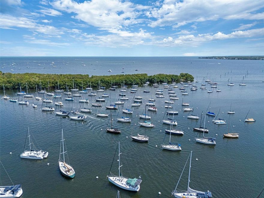 Spectacular views overlooking Biscayne Bay.Located in sought after Yacht Harbour in Coconut Grove;an architectural masterpiece designed by Kenneth Treister.This completely renovated 3 bedrooms 3.5 glamorous baths abode offers breathtaking views from the expansive balconies.No details have been spared. Designed with luxury in mind it features Chef's kitchen with quartz countertops,Thermador appliances and wine cooler.Lutron lighting and climate controls,Somfy electric shades, engineered hardwood floors,double sided fireplace and impact doors.Completely furnished.2 assigned parking spaces,2 storage units.All amenities include 24 hr. Concierge,Valet parking,heated pool,tennis courts,fitness center,BBQ area.Perfectly located near beaches,marinas and top tier dining.Your dream home awaits!