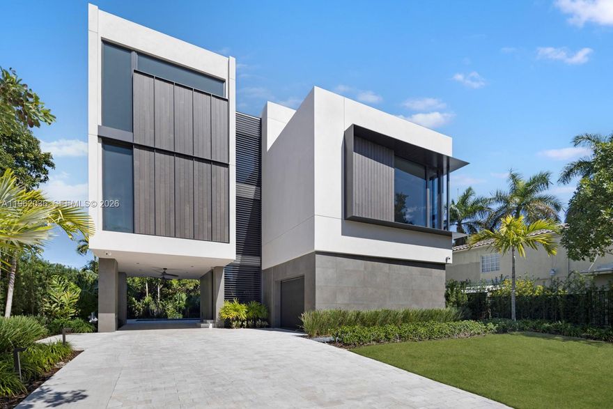 This exquisite new construction modern home completed in 2025, offers 3,057 SF of interior living space. Ideally located in Miami Beach within close distance to the neighborhood park and places of worship. This two-story residence offers 5 bedrooms and 4 baths with a thoughtfully designed open-concept main level featuring a designer kitchen, expansive living area, and a private guest suite. The second level includes four bedrooms and a laundry room. Designed for elevated indoor-outdoor living, the home boasts a beautiful pool and elegant barbecue area, perfect for entertaining. A two-car garage plus driveway provides ample parking. This home is a sophisticated blend of contemporary architecture, luxury finishes, and prime Miami Beach living.