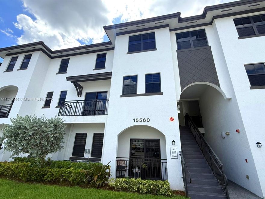 Welcome to your new family friendly retreat in Kendall, in quiet Century Park. This charming 2/2.5 condo offers a perfect mix of comfort and convenience. Flooded with natural light, this open-layout connects living room, dining, and kitchen, making it ideal for both relaxing and entertaining. Chef's delight kitchen, boasting ample cabinet space, quartz counter tops, and stainless-steel appliances. Enjoy your morning coffee overlooking the pool from your own private balcony. nice-sized bedrooms with their own bathroom and spacious closets. Washer & dryer in unit, impact windows, 2 assigned parking spaces, plenty of guest parking. Clubhouse with exercise room and minutes aways from shopping, dinning, and expressways. Don't miss out -set up a showing today! Ready to move in December 1st.