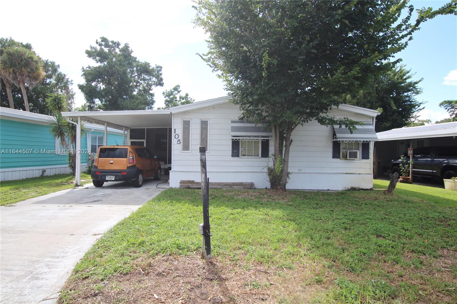 River Run Resort – Prime Location on Taylor Creek Discover this charming 2-bedroom, 2-bath mobile home, perfectly situated within River Run Resort. Featuring a bright and airy Florida Room, this home boasts an open concept with a spacious living room ideal for relaxation and entertaining. Key features include: Modern Tiedowns (2018): Ensures stability and security. Open Concept Layout: Creates a seamless flow between living spaces. Proximity to Town: Enjoy convenient access to local amenities. First Responders Priority: Power is prioritized for first responders, offering peace of mind. Come and experience comfortable, convenient living at its best!