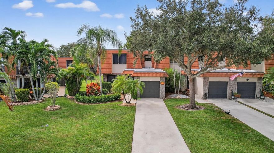 Experience an exceptional lifestyle in this spacious 3BR/2.5BA townhome located in Davie’s desirable Harmony Lakes community. Filled with natural light, this home features a new water heater, new washer and dryer, accordion shutters, and convenient under-stair storage. Enjoy a private fenced backyard, driveway that accommodates up to 4 cars and a garage. Built in 1999, this modern Phase 2 model was constructed within Phase 1, offering the advantages of newer construction with classic design. Just a short walk to the park and recreation grounds with resort-style amenities including a playground, lighted sports courts, jogging path, fitness circuit, BBQ pavilion, lake, and open green space. A dog and family-friendly neighborhood with A+ Davie schools and easy access to I-595, expressways.