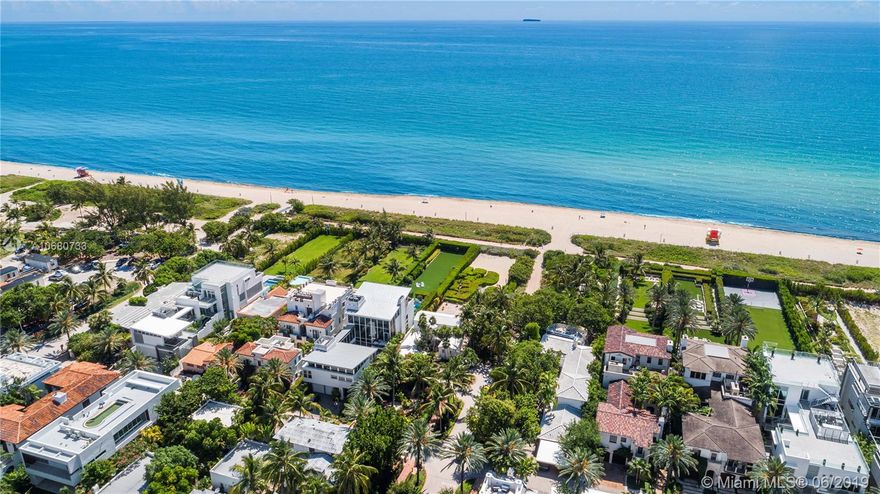 First time on the market in 48 years. Rare opportunity to own a direct oceanfront property in an exclusive guard gated community. This well-maintained 2 story 1930’s Colonial style residence is located on an expansive 16,000 sf lot and boasts 4 beds, 4 baths, 2 car garage and private terrace entrance with one of a kind stunning direct oceanfront view of the beach and Atlantic Ocean.  Endless possibilities for the buyer seeking the ultimate beach retreat. Gated private lush garden complete with fruit trees. Community is located on Collins Ave between 77th and 79th Street and is comprised of 12 oceanfront residences with direct pedestrian access to the beach, park and beachside boardwalk. Minutes from famed Bal Harbour shops, restaurants and South Beach.