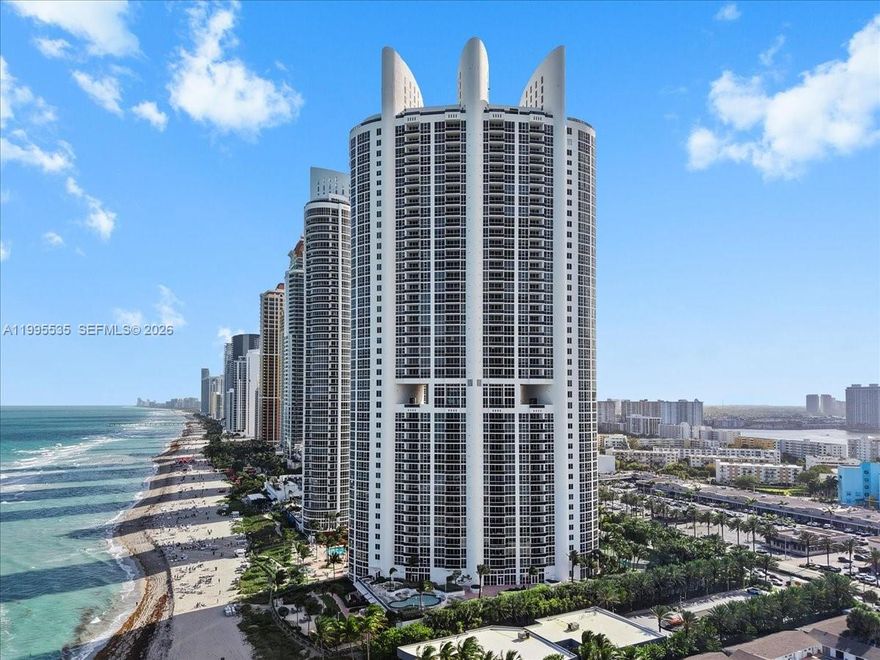 Beautiful 2BR/2BA residence in Trump Royale, an oceanfront building in the heart of Sunny Isles Beach. This bright unit features a spacious layout with marble floors, floor-to-ceiling windows, and a private entry foyer with elevator access. Upgraded sleek modern kitchen with high-end Sub-Zero and Miele appliances. Private balcony with bay, city, and partial ocean views.
Full-service building with resort-style amenities including beach service, pools, spa, fitness center, tennis courts, valet, and concierge. Access to amenities at the adjacent Trump International Beach Resort. Conveniently located within walking distance to shopping, dining, and entertainment. Close to Aventura Mall and major airports. Walking distance to school.