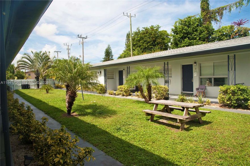 Beautifully renovated unfurnished apartment for rent available now. NO HOA - Fast Approval in 1-2 business days maximum!!! Close to Downtown Hollywood, restaurants, supermarkets, minutes from the beaches, US1, airport and casinos. Quiet neighborhood, fenced & secured building with lots of outdoor space. 2 assigned parking spaces. Laundry on site. Water & Trash are included in the rent. Electricity is separate depending on the use. Pets are welcome with a $250 pet fee. Call today!