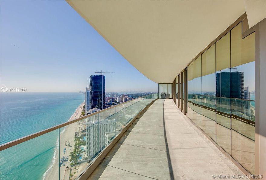 World renowned Giorgio Armani and Architect Cesar Pelli collaborate to design one of the most coveted towers in Sunny Isles Beach. This extraordinary condo features 4 bedrooms + den, 5.5 bathrooms, intelligent climate controls with digital thermostats, motorized drapes, programmed lighting controls, floor to ceiling windows, and 2 large open glass-edge balconies with summer kitchen. The top of the line kitchen has Wolf appliances, natural stone countertops, Sub-Zero refrigerator and wine cooler. Enjoy Armani Casa world class amenities including: 24/7 Concierge Services, Spa, Fitness Center, Swimming Pool with Sundeck, Children's Playground Theatre, Beachside Service, Cigar and Wine Rooms, Oceanfront Restaurant & Bar. 4050 sqft. As per Owner