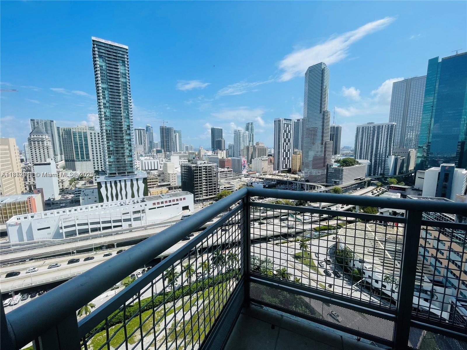 Amazing upgraded finishes! Beautiful city/water views from the 23rd floor. 1 Bed/1 Bath residence with European kitchen. Granite counters, NEWLY REPLACED stainless steel appliances, spacious balcony ideal for outdoor furniture. Floors are tile. Property includes 24-hour concierge service, state of the art fitness, sauna & massage rooms, infinity-edge pool, a Spectacular 2 level Event, and Party lounge overlooking Downtown Brickell & Miami River, racquetball court, theater, meditation, and gaming lounge, children's room, valet parking, Business center with conference area. Close to Brickell City Center and Downtown restaurants and night life.