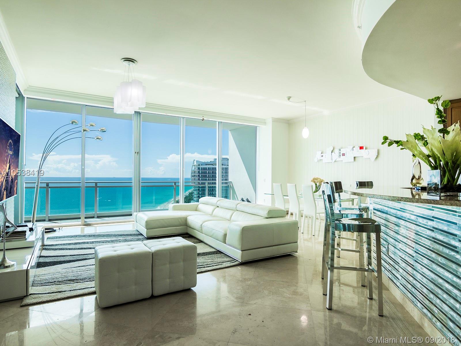 Fantastic direct ocean-front residence at the prestigious Ritz Carlton Residences in Bal Harbour. This three bedroom apartment has been finished to perfection and in harmony with is direct and panoramic views of the ocean and the city from every room! With an open modern floorplan, this apartment is ideal for entertaining with a very private atmosphere. Ritz-Carlton Bal Harbour is a five start resort and a resident you can enjoy state of the art amenities, such as, the world renown Exhale SPA, an amazing beach club and two tropical pools. Easy to Show and Move in ready!