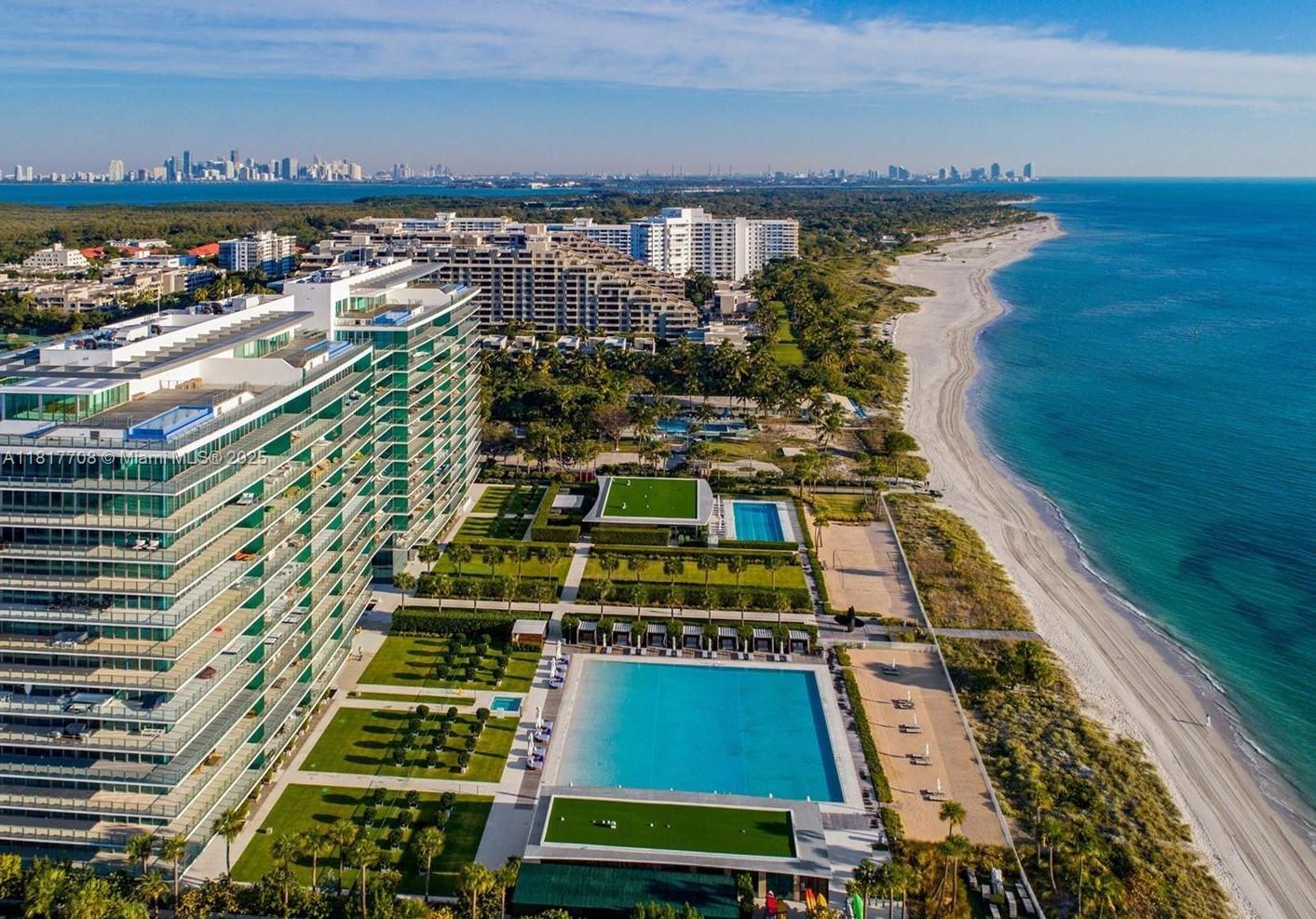 Waterfront in Key Biscayne | Seasonal rent | Resort-Style Amenities | Unit has Direct Ocean view | Enjoy the beach, pool, lap pool, beach volleyball, tennis court, biking, spa, gym, full-service & more. Business centers =are available to schedule for work meetings, concierge service and only residents restaurant. Key Biscayne is fully outdoorsy where you can play golf, rent a yacht, sailboats, run, walk, biking trail & more. This unit has a private elevator. It is a 3 bedrooms, each one with glass walls to wake up to beautiful water views. Has two terraces one with Direct Beach view and the other one of the City of Miami and Bay to watch the sunset while winding down. It is a quiet family oriented neighborhood. OCEANA is the best building in the island.
