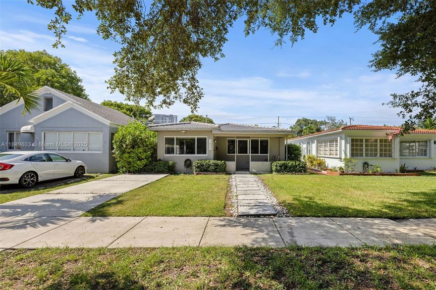 Beautifully renovated one-story home in desirable Hollywood, Florida! This 2-bedroom, 2-bathroom gem features impact doors and windows throughout, flooding the home with natural light. The layout includes a spacious living area, guest bathroom has a tub, primary bathroom has a shower and a one-car garage equipped for an EV charging station. Enjoy outdoor living with both a front driveway and a rear driveway leading to the garage, plus a covered patio and a generously sized backyard with potential for a small pool. Nestled on a partially tree-lined street just blocks from Young Circle and vibrant Downtown Hollywood—offering restaurants, shops, nightlife, and more. Minutes from the beach and close to parks. A perfect blend of comfort, style, and location—don’t miss this opportunity!