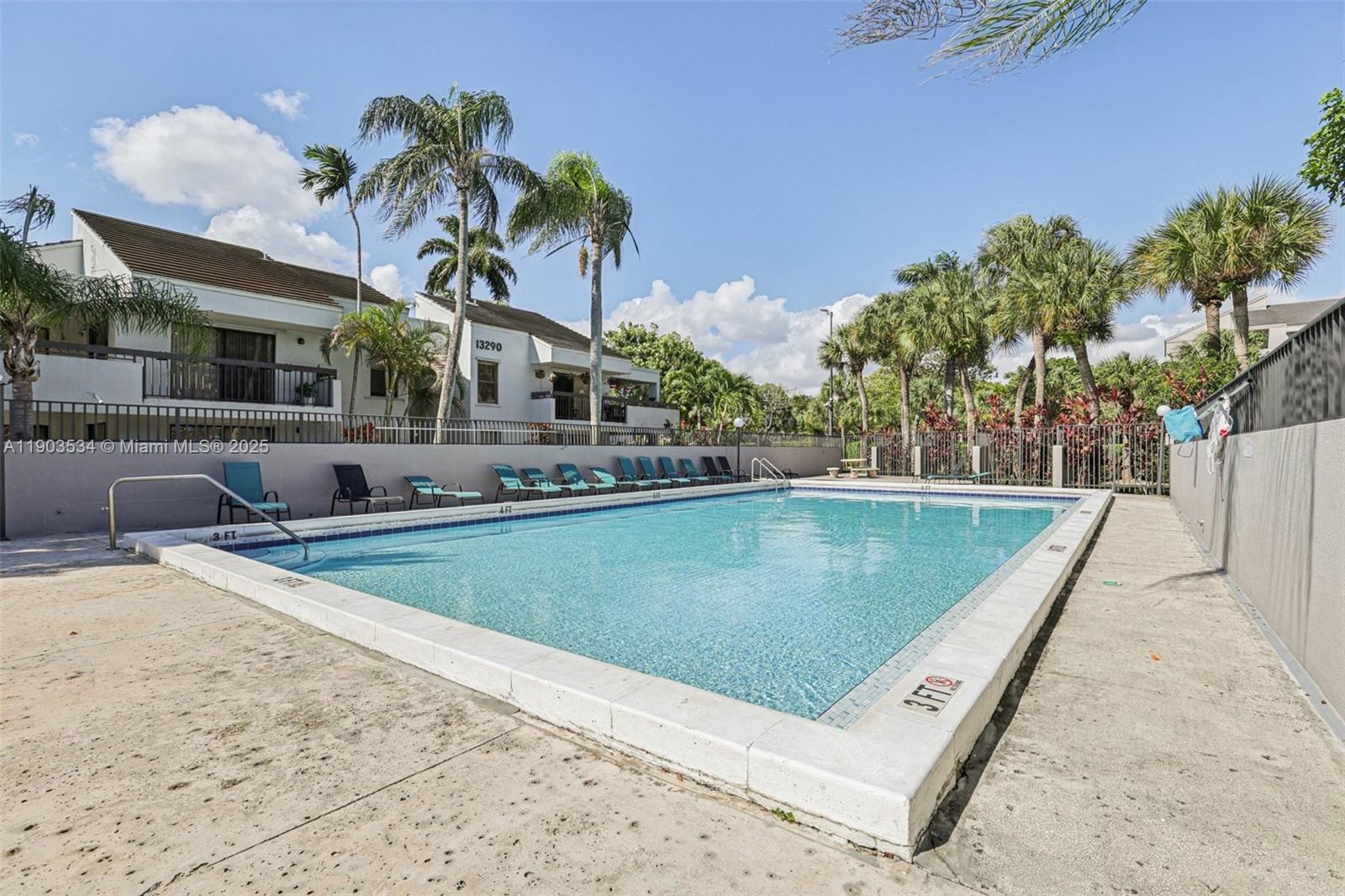 Beautiful Calusa Point Village unit offering the perfect blend of comfort, privacy, and convenience. This  residence features a large balcony, washer and dryer, and extra storage space. Enjoy a bright living and dining area with new A/C, water heater, and appliances. Surrounded by green space and just steps from the pool, this home provides a peaceful setting close to everything you need. The association covers water, insurance, roof, exterior paint, common areas, and amenities, plus nightly security patrol after 8 PM and 24/7 camera surveillance for peace of mind. Residents enjoy a large pool, tennis courts, and walking areas. Conveniently located near The Palms at Town & Country, MDC–Kendall Campus, top-rated schools, hospitals, and with quick access to the Turnpike and Kendall Drive.