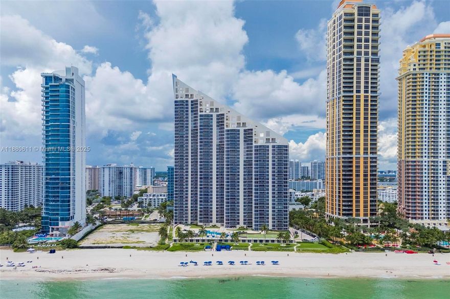 DIRECT OCEAN & INTRACOASTAL VIEWS FROM THIS 3/3 UPPER PENTHOUSE. Fabulous flow through floor plan, crossing east to west; ocean front building with endless miles of white sand at your doorstep. Unit is offered fully furnished. Marble floors & carpet in bedrooms, modern kitchen, marble baths, built-in closets, laundry room w/full size washer & dryer and 1 assigned parking and 1 storage. Full service building with management in house, beach service, pool, tennis, table tennis, game room with billiard, library, cigar room, dog park, state of the art gym with sauna & steam room. 24 hour security & free valet parking for guests. NO ASSESSMENTS. 
Located in a prime area with shopping, dining, worship centers & entertainment just steps away. 
Priced to sell fast. A must see.