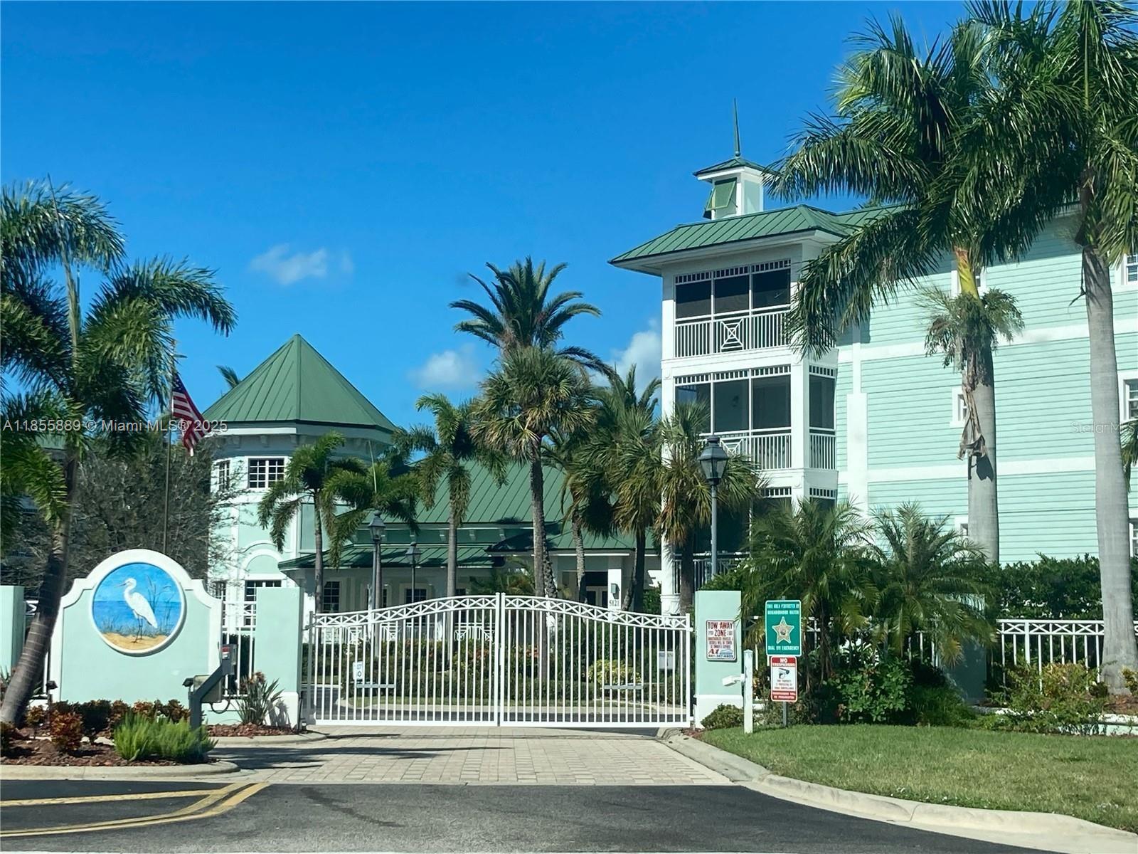 mature, palm trees and a variety of manicured vegetation near Charlotte Harbor! Parking garage is located on grade, under the building with elevator and stair access to the unit. End condo unit shares one common wall on the top floor with southern exposure allowing for more natural light! At the west access balcony, this 3 bed 2.5 bath condo has views of Sunseeker Resort and over looks a 120FT waterway; lined with mangroves and sea grapes, with a low bridge obstruction accessing Charlotte Harbor.