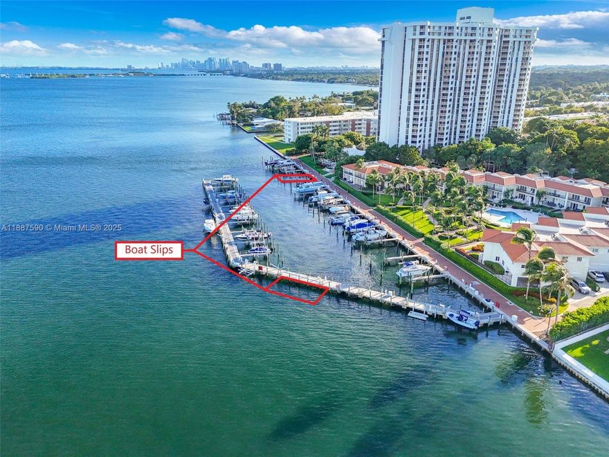 Experience waterfront living at its finest in this spacious condo located within the exclusive Quayside community. The property’s true highlight is its private marina with two boat slips—one for a 27-ft vessel and another for a 50-ft yacht—an incredibly rare opportunity in Miami! Inside, the residence features generous living areas filled with natural light, creating an inviting and comfortable atmosphere. Step outside to enjoy beautifully landscaped green spaces, resort-style amenities, and 24-hour security. Perfectly situated near Biscayne Boulevard, this home offers the ideal combination of privacy, convenience, and the ultimate boater’s lifestyle. Don’t miss the chance to own a unique piece of Miami paradise.