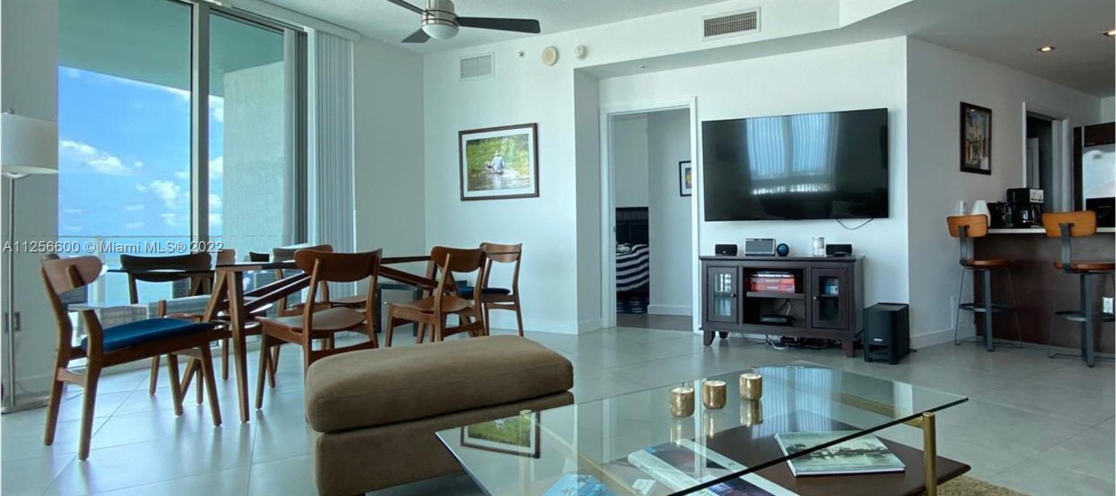 Amazing Bay and city-views from this corner unit in Quantum on the Bay. One of a kind spacious 3BR/3BTH. Building amenities include 2 swimming pools on the 11th floor. Two story gym with a large selection of cardio equipment, strength training equipment and sauna. Residents' lounge overlooking Biscayne Bay with bar, billiards tables, and kitchen facilities. Theatre room with HD projector and screen. Convenience storeAcross the street from Margaret Pace Park that features Basketball, Tennis, Volleyball, Walking trails, Dog Park. Just minutes from Wynwood, Design District, South Beach & Downtown Miami, walking distance to great restaurants.