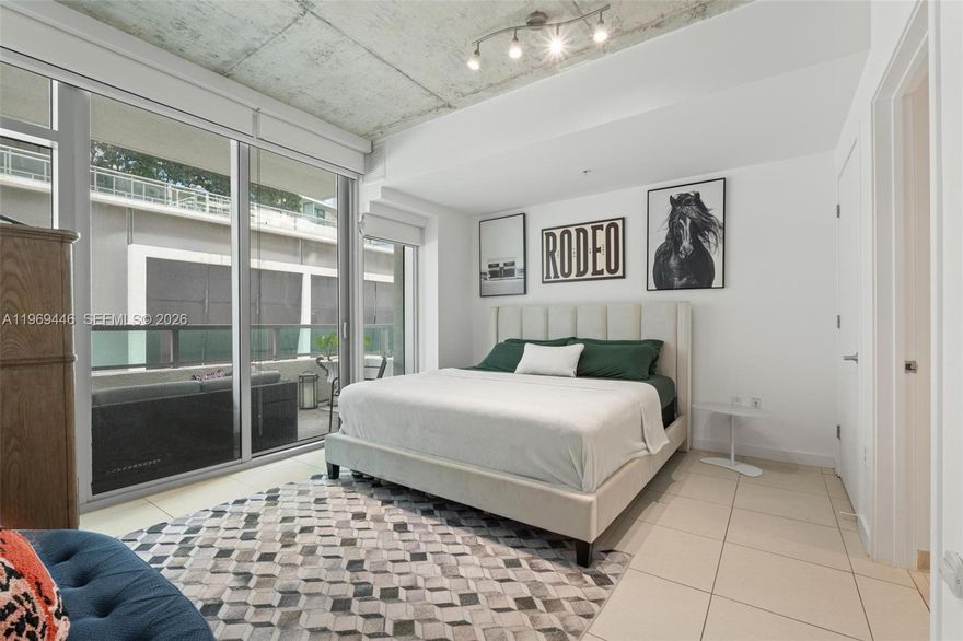 Stunning 1 bed, 1.5 bath condo in the heart of Midtown Miami bright, modern and move-in ready. Open floor plan with floor to ceiling windows, sleek kitchen with stainless appliances and quartz counters, spa like baths, in unit laundry and private balcony with city views. Full service building with pool, fitness center, rooftop terrace, resident lounge, 24hr concierge, security, covered parking, bike storage and pet friendly policies. Prime Midtown location steps from Wynwood, Design District, shops, dining, galleries and nightlife. Quick access to I-95, minutes to Miami International Airport and Port of Miami  ideal for frequent travelers and short term rental investors. Strong rental demand, excellent walkability, and building reserves in place for long term stability. Perfect for owner occupiers or investors seeking cash flow and appreciation in a top Miami neighborhood.