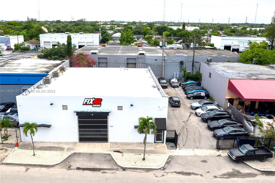 State-of-the-art, free-standing high-end mechanic shop in the automotive hub of Hollywood, Florida. Two-story warehouse structure with rollup doors sitting on a 10,489 square foot, fenced lot. Property is being sold with tenant in place who is willing to stay after the sale. 6% cap