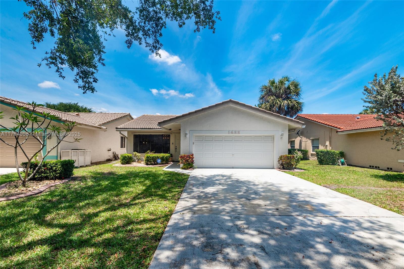 Property for Sale at 1422 Nw 97th Ave, Coral Springs, Broward County, Florida - Bedrooms: 4 
Bathrooms: 2  - $615,000
