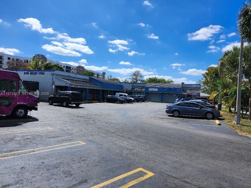 The shopping center is on Homestead Avenue " Main Street" and part of the West Perrine Community Redevelopment Agency (CRA) which is going through a massive revitalization program. The area is growing and highly desired.