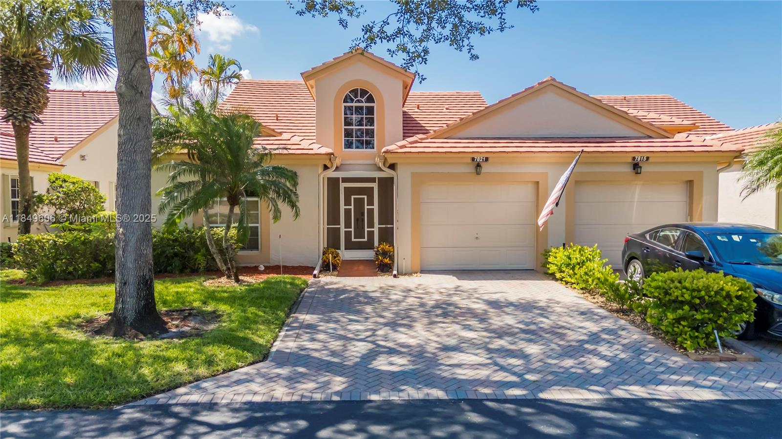 Your search for your ultimate 55+ waterfront rental home is over! This fully furnished Emerald Point lakefront 2 bed/2 bath/1 car garage villa boosts all brand new kitchen appliances, new in-unit washer and dryer, lots of closets, storage and an enclosed room with water views . The A/C is 5 years old and will be serviced every 6 months. The community includes a heated pool, hot tub, tennis courts, pickle ball, pool table, clubhouse, and library. Extra activities are shows, bingo, game nights, and card/mah jongg game room. There is a $200 refundable HOA security deposit, tenant must request for refund following the lease term. You may rent this property annually or seasonal. Contact me to schedule a private tour.