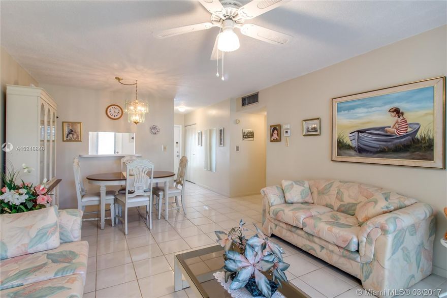 MUST SEE! Bright & extremely clean, 55+ community, 2/2 Condo first floor, in Lauderhill East! NEW AC 2016, steps to the pool. Enclosed patio, tile flooring, Furnished Turnkey, ready to move in, enjoying the South Florida living, quiet complex w/ security patrol, next to Lauderhill municipal golf course, 2 clubhouses, 2 heated pools, billiards, barbecue pits, recreational activities, library, French TV and Internet Available at low cost, LOW maintenance fee, rental after 1 year, No Pets Allowed.