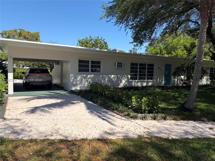 Updated, spacious 3 bed 2 bath home situated on huge lot w/ a tropical oasis vibe.  Located in East Ft Lauderdale, minutes from downtown, the beach, 595, Hospital, Courthouse, Las Olas and 95!  Home recently updated incl new appliances, vanity, fixtures, hardware, flooring, interior/exterior paint, and more!  Pets considered with additional pet deposit.  Covered parking.