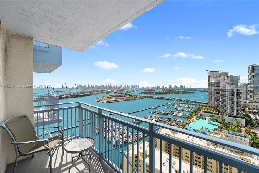 Stunning corner 2BD/2BA unit with two expansive balconies offering perfect, unobstructed views of both the Ocean and Bay. The unit includes internet, washer/dryer, and parking for 2 cars (1 assigned, 1 valet). Located in the exclusive South of Fifth neighborhood, you're within walking distance to the beach, shops, restaurants, the Miami Beach Marina, and South Pointe Park. The Yacht Club at Portofino offers luxury amenities, including a waterfront pool, jacuzzi, fitness center, tennis courts, BBQ area, security, and valet service.