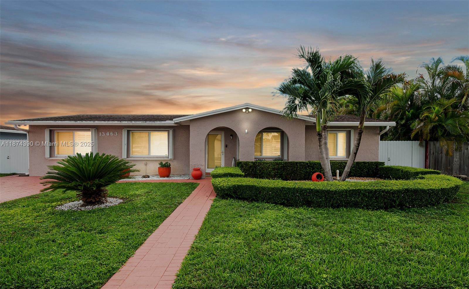 The instant you walk into this 4-bdrm/3-bath home w/ 2744 sq ft of living space on a 7500 sq ft lot, you feel at home. The open-concept design features a bright living room flowing into a remodeled kitchen & oversized family area overlooking the quaint patio w/ outdoor commercial kitchen, grill & fridge. Highlights incl: 2 en-suites w/ large walk-in closets, a walk-in pantry & indoor sauna (2020). Upgrades: impact window/doors w/ accordion shutters, plantation shutters, mosquito mister, whole-house generator (Generac Natural Gas) with a cost of 22K, connected to city gas(2019), 2 A/C units & ducts(2018), electric tankless water heater(2018), electrical panel(2018), storage shed(2019) & remodeled kitchen w/ quartz counters & stainless appls (2018). Roofs: 2012 (original) & 2018 (addition).