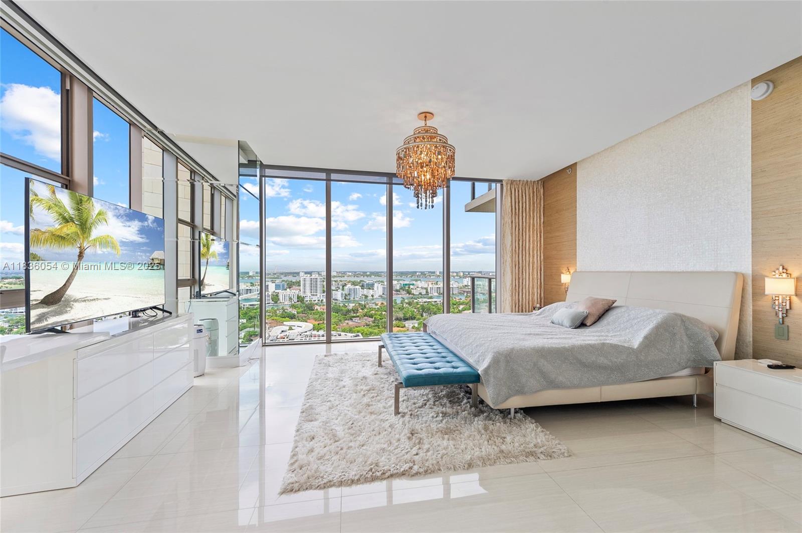 Now Available for Lease – Enjoy the epitome of 5 star luxury and elegance at this 2-bedroom, 3-bathroom residence spanning 1,599 sqft + outdoor living spaces at the iconic St. Regis Bal Harbour. Fully furnished and thoughtfully designed, this high-floor home offers breathtaking panoramic views of the Ocean plus Intracoastal Waterway and Biscayne Bay from every room. Magnificent Miami sunsets overlooking the Skyline and Bal Harbour Shops.
Located in the heart of Bal Harbour, this exquisite residence delivers the perfect blend of luxury, privacy, and world-class amenities. Enjoy access to a private beach, resort-style pools, the Remède Spa and wellness center, five-star dining, room service, concierge, valet, and 24/7 security.
