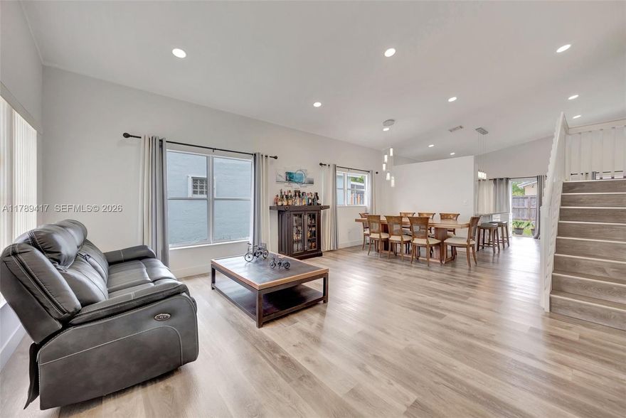 LARGER $6,000+ sq. ft. lot w/ROOM for a POOL & BOAT & SELLER CONTRIBUTION. This meticulously, well maintained 4/2.5 home sits in quiet & safe neighborhood in Homestead; quick minutes from the Turnpike. Enjoy its BRIGHT, open floor plan, its large MASTER BDRM on the 1st floor, remodeled ensuite bathroom, & generous walk-in custom closet space. Upstairs features 3 large bedrooms with custom closets. The modern upgraded kitchen features stainless steel appliances, granite countertop, & ample counter space. Includes a 2-car garage, generous driveway parking, & great curb appeal. Enjoy thousands in upgrades in modern kitchen, custom closets & storage. LOW ASSOCIATION FEES. It's a MUST see! This home is ready to make it your own.