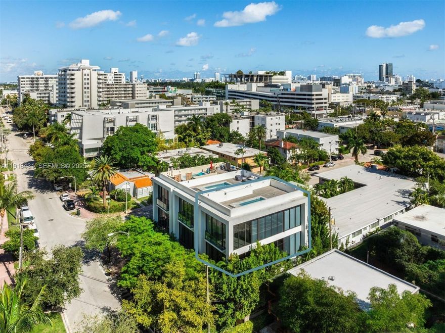 Beautifully designed and built in 2018, this modern townhouse offers three levels of luxury living in the heart of South Beach. The 3-bedroom, 3.5-bath residence spans 2,229 SF and features soaring 11’ ceilings, a private elevator, a floating glass-enclosed staircase, and a 2-car garage. Enjoy a private rooftop oasis complete with a pool and spacious lounging areas. Interior highlights include custom cabinetry and closets throughout, premium appliances and fixtures, a wine fridge, dual ovens, and an in-unit washer and dryer. The primary suite features dual vanities and a separate soaking tub and shower. Ideally located just a short walk to the beach, Pura Vida, Sunset Harbour, Lincoln Road, and top dining and restaurants. An exceptional home offering privacy, comfort, and contemporary sophistication.