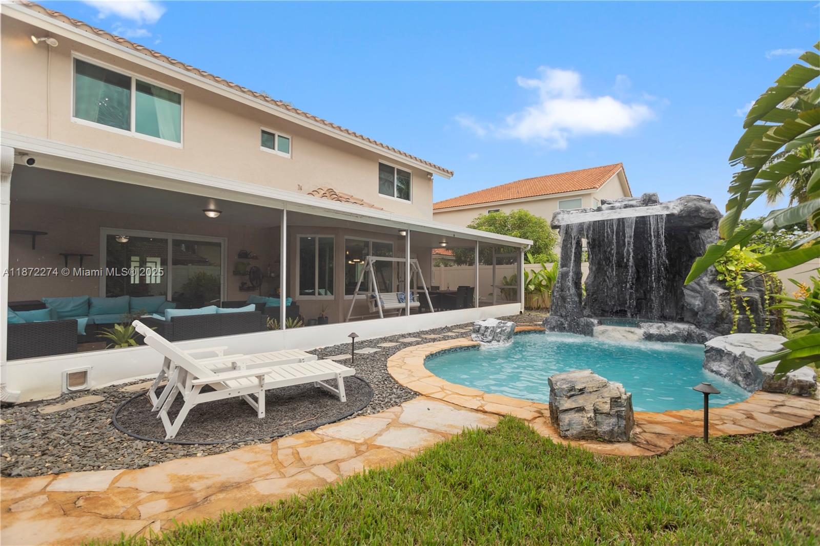 Welcome to Shenandoah! Beautiful 4-bedroom, 2.5-bath, 2-story home with attached 2-car garage in the desirable Davie area. This spacious residence features a bright open floor plan, large living and dining areas, and a functional kitchen with plenty of storage. The screened porch leads to a sparkling private pool, perfect for entertaining or relaxing. The primary suite offers comfort and privacy, while additional bedrooms are generously sized. Enjoy a well-designed layout with natural light throughout. Conveniently located near excellent schools, shopping, dining, and major highways, this home provides the perfect balance of comfort, style, and location. A wonderful opportunity to own in a sought-after community with everything you need right nearby. 2020 roof and impact windows.
