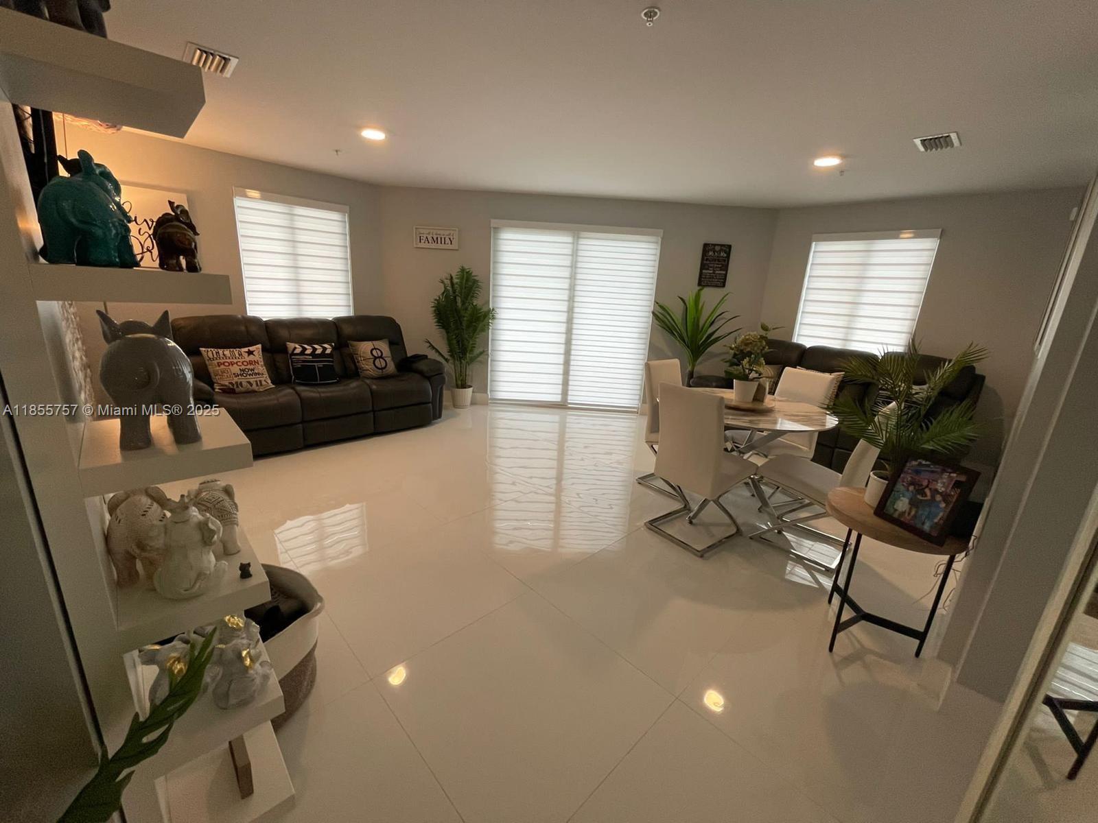 Enjoy living in this beautifully corner unit 3 bed/2 bath with a huge wrap around balcony, located in a new brand building in Doral.This well-maintained home is equipped with top-of-the-line upgrades for modern comfort and convenience. Beautiful kitchen with New stainless steel appliances, Touchscreen Samsung Refrigerator, Custom built-in closets in all bedrooms & custom storage closets in both bathrooms, New washer & dryer, All impact windows. This unit also includes three (3) assigned parking spots, Amazing area with swimming pool, Gym, BBQ grill to enjoy relaxing days in a well maintained building, excellent schools, close to great restaurants, park, supermarkets. Water & Internet is included. Don't miss the opportunity to live the modern lifestyle in a top-rated community in Doral.