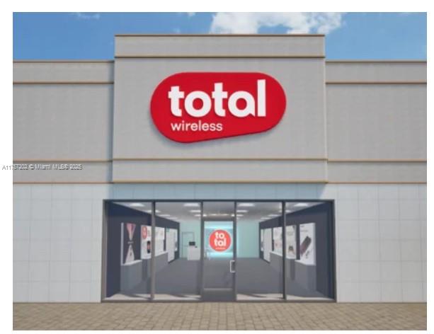 Great location with maximum exposure for Total Wireless Business for sale.
Freestanding building with lease in place.
Busy high traffic area near Airport, Doral and Hialeah