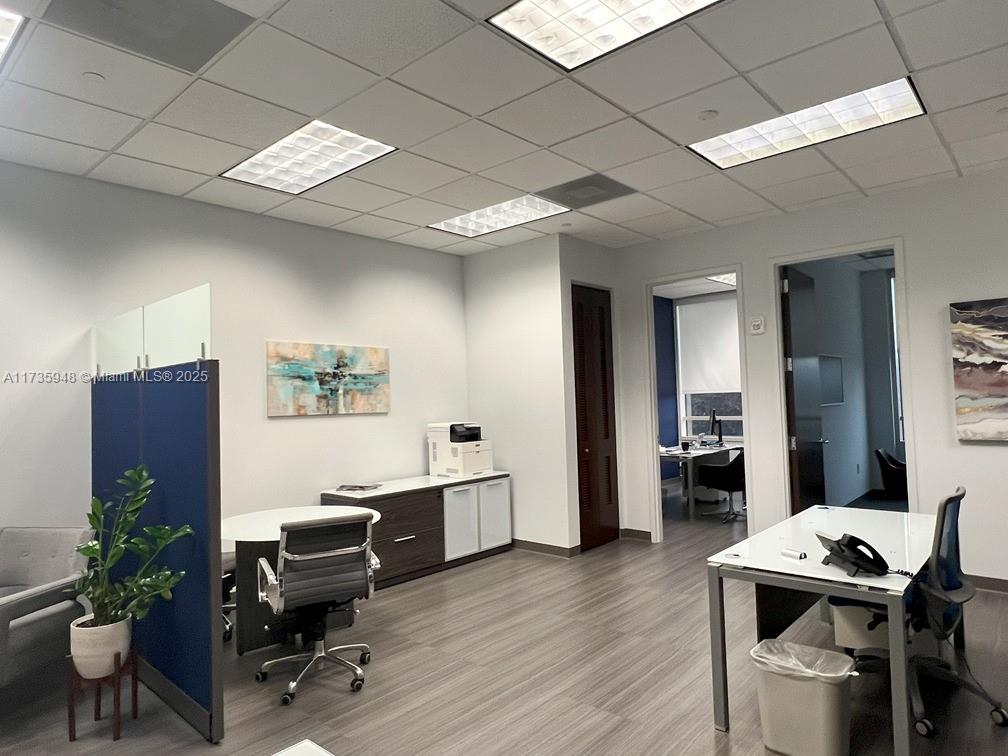 Fantastic 941 Sf Office space for sublease until July 2026 in Waterford District Dr. Fantastic lake views, plenty of natural light, glass door entrance, conference room, plug-and-play space - ready to be occupied. Furniture - negotiable. Asking rate is $28.00 PSF NNN Operating expenses (2025 est.): $15.47 PSF. Flyer attached with a video link.